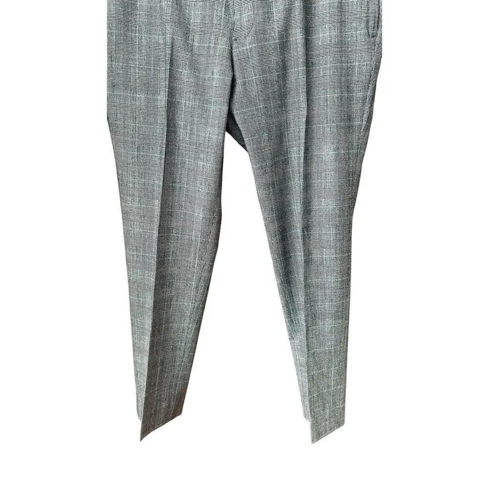 Brooks Brother’s Men’s Gray Glen Plaid Wool Blend Suit Jacket & Pants Size 46L